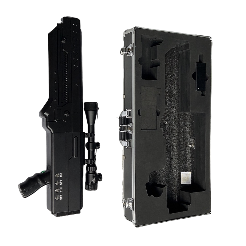  石门手持便携式枪型低空防御反制四通道A型