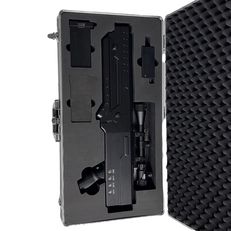  石门手持便携式枪型低空防御反制四通道B型